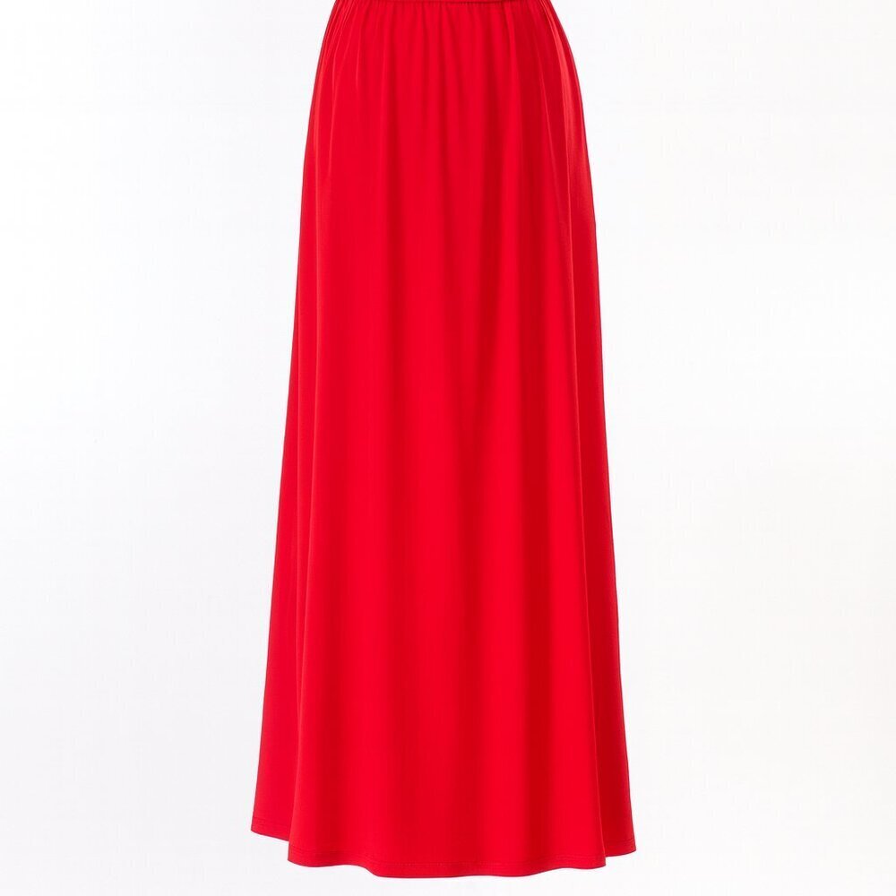 Emma & Michele Vibrant Red Formal Maxi Dress - Size M - Picture 9 of 11